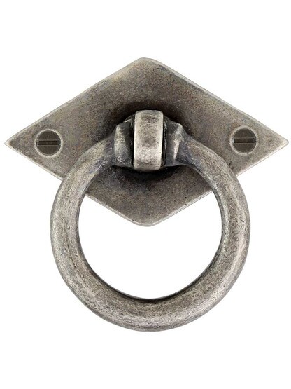Diamond Bronze Ring Pull in White Medium Bronze.